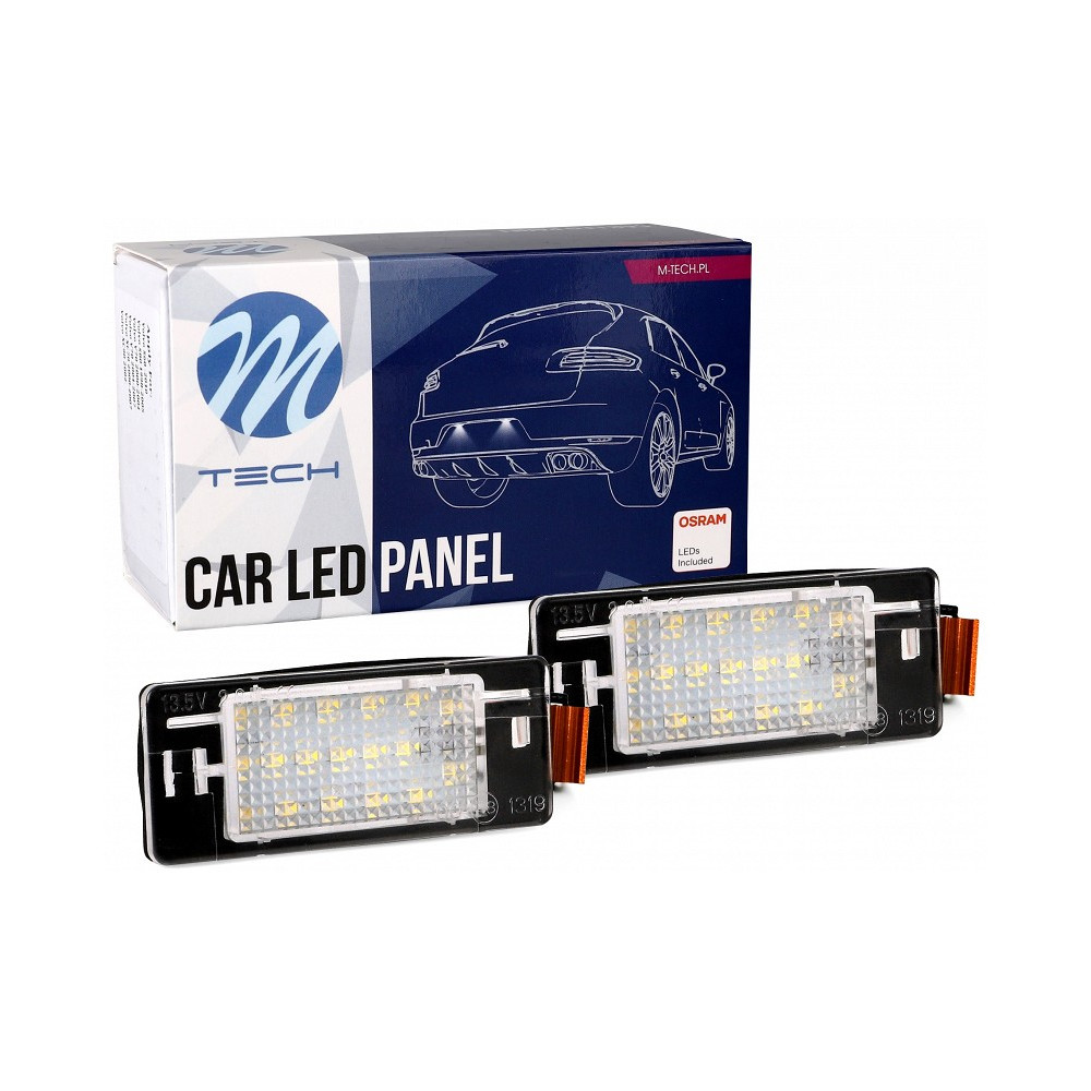 NUMBRITULI LED OPEL CANBUS 2TK M-TECH