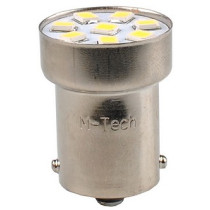 24V BA15S VALGE LED PIRN 1,1W R5W HEAVY DUTY BLISTER 2TK (OSRAM LED) M-TECH