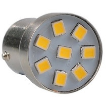 24V BA15S VALGE LED PIRN 1,1W R5W HEAVY DUTY BLISTER 2TK (OSRAM LED) M-TECH