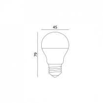 230V PIRN LED E27 MB 7W 525LM SOE VALGUS 3000K 45X79MM LED2B