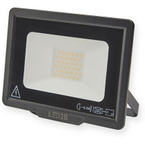 230V LED PROZEKTOR MH 30W 2400LM 120X168MM SOE VALGUS, MUST IP65 A++ LED2B