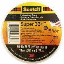 ELEKTRIKUTEIP SCOTCH SUPER 33+ 19MMX20MX0,177MM 3M