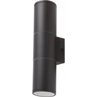 230V VÄLISVALGUSTI SEINALE QUAZAR 3 GRAFIIT GU10 MAX 2X50W260X65MM IP44 KOBI