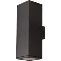 230V VÄLISVALGUSTI SEINALE QUAZAR 4 GRAFIIT GU10 MAX 2X50W 260X90XMM IP44 KOBI
