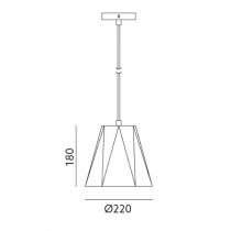 230V LAEVALGUSTI PITTORE E27 MAX 25W IP20 MUST KOBI