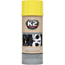 K2 COLOR FLEX EEMALDATAV KUMMISPREI KOLLANE 400ML/AE