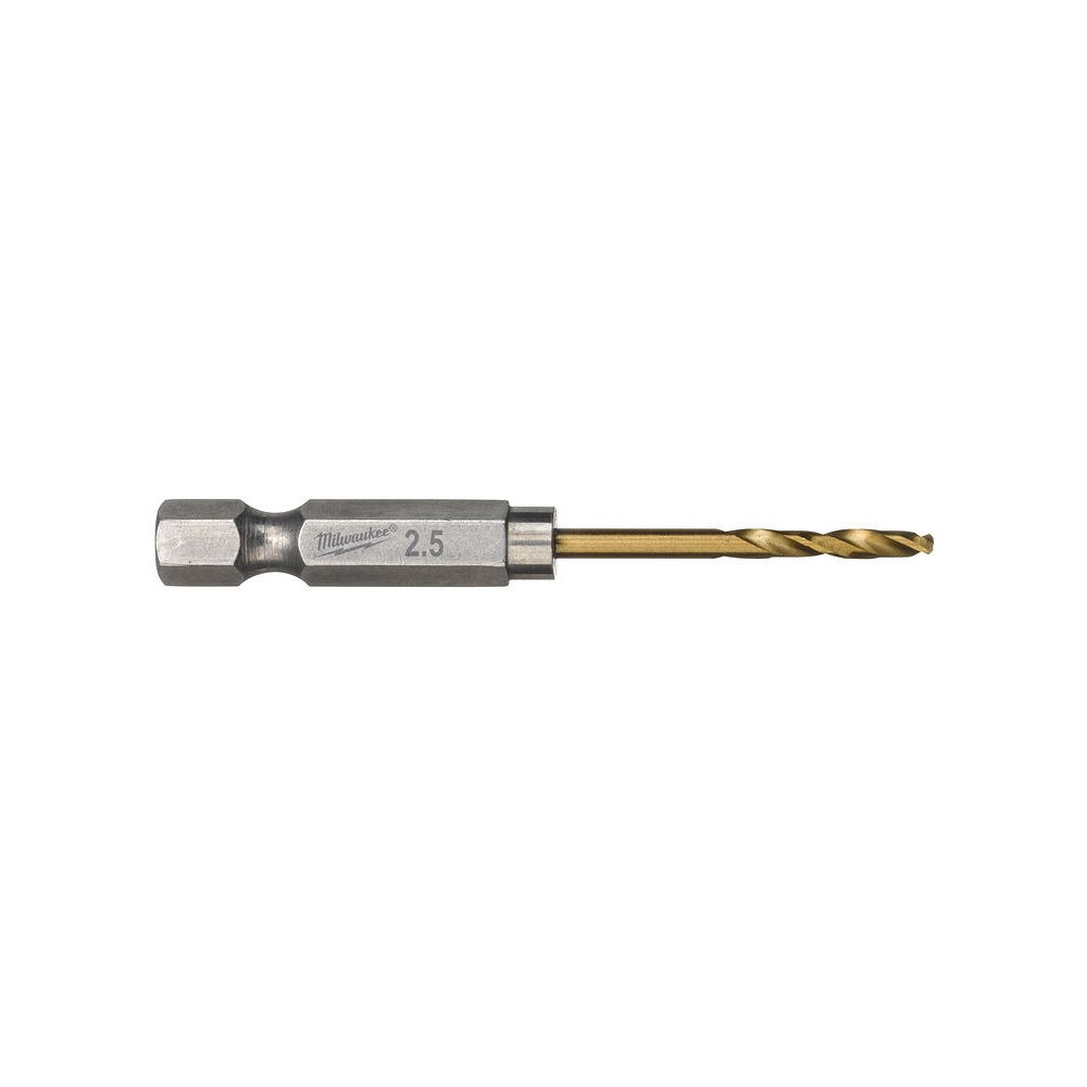 METALLIPUUR 2,5MM 2TK 1/4" LÖÖGIKINDEL SHOCKWAVE HSS-G TIN MILWAUKEE