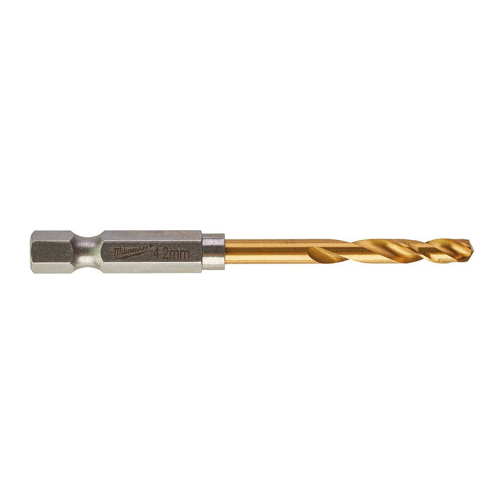 METALLIPUUR 4,2MM 1/4" LÖÖGIKINDEL SHOCKWAVE HSS-G TIN MILWAUKEE