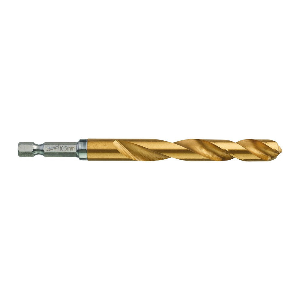 METALLIPUUR 10,5MM 1/4" LÖÖGIKINDEL SHOCKWAVE HSS-G TIN MILWAUKEE