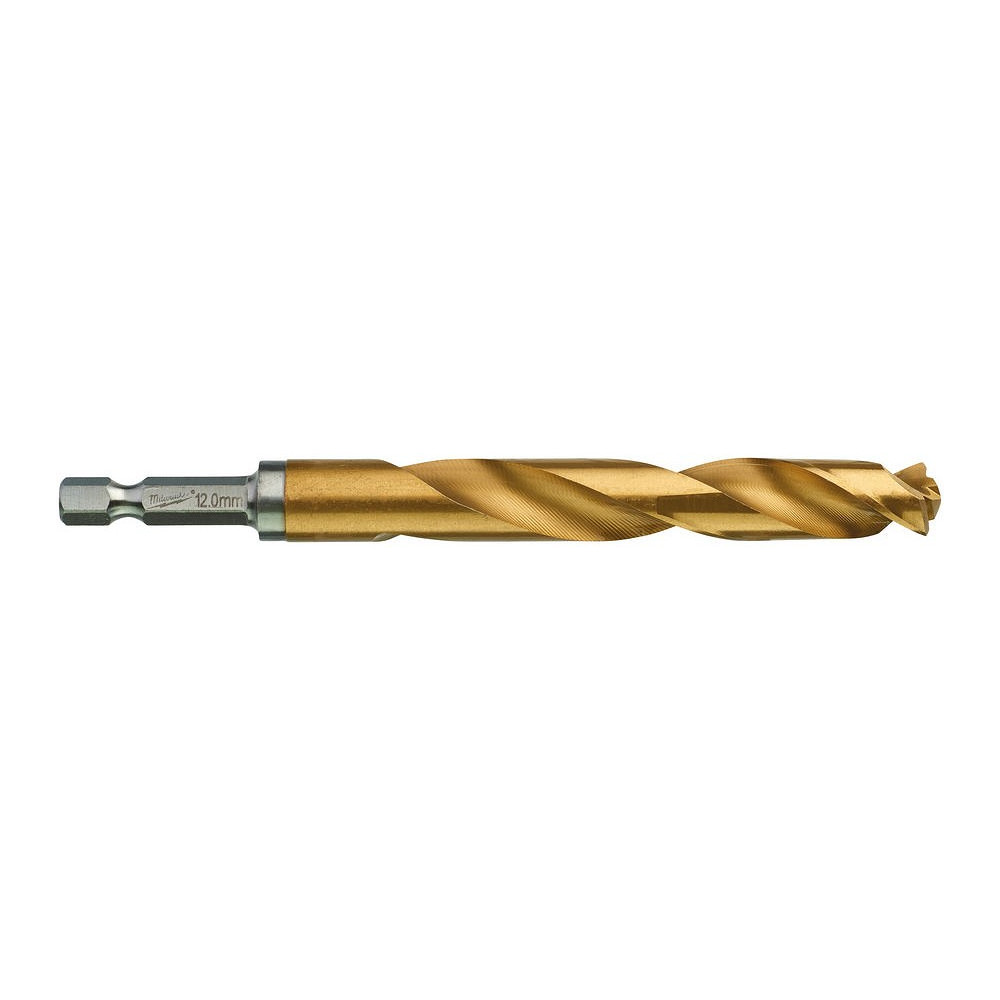 METALLIPUUR 12,0MM 1/4" LÖÖGIKINDEL SHOCKWAVE HSS-G TIN MILWAUKEE