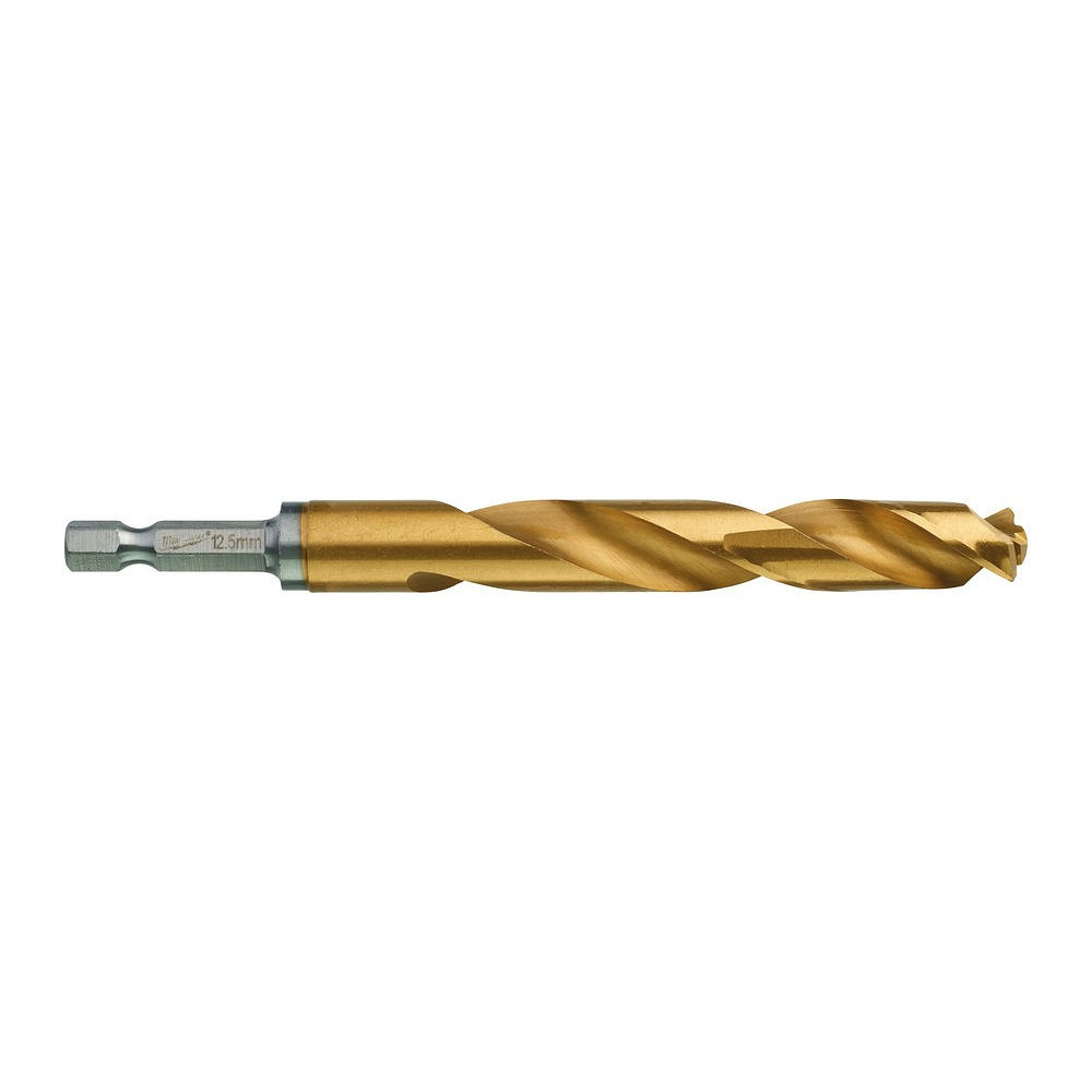 METALLIPUUR 12,5MM 1/4" LÖÖGIKINDEL SHOCKWAVE HSS-G TIN MILWAUKEE