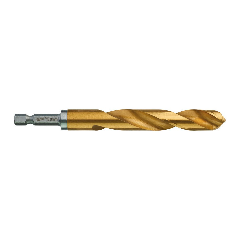 METALLIPUUR 13,0MM 1/4" LÖÖGIKINDEL SHOCKWAVE HSS-G TIN MILWAUKEE