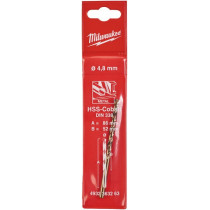 METALLIPUUR 4,8MM RED COBALT HSS-G DIN 338 MILWAUKEE