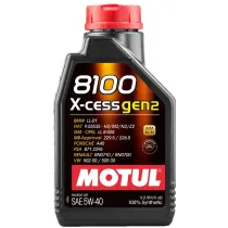 MOTUL 8100 X-CESS GEN2 5W40 A3/B4 1L