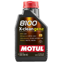 MOTUL 8100 X-CLEAN GEN2 5W40 C3 1L