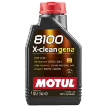 MOTUL 8100 X-CLEAN GEN2 5W40 C3 1L