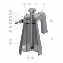 KÄSIPRITS 1,5L PUMPSPRAYER (PESUPRITS) VENUS SUPER HD, ALUSED, SININE TRIUMF