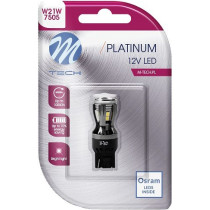 12V/24V T20 LED PIRN 3,9W W21W CANBUS PLATINUM BLISTER 1TK (OSRAM LED) M-TECH