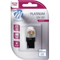 12V/24V T20 LED PIRN 3,9W W21W CANBUS PLATINUM BLISTER 1TK (OSRAM LED) M-TECH