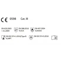 12930-11 PVC (VINÜÜL) KEEMIAKINDLAD TÖÖKINDAD TEGERA