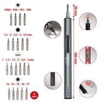 21-OS. AKU MINI KRUVIKEERAJA KOMPL. KS TOOLS