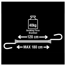 KOORMAKUMM 3017 TWINWIRE 2X120CM MASTER LOCK