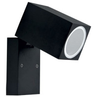 230V VÄLISVALGUSTI SEINALE QUAZAR 15 MUST GU10 MAX 35W IP44 KOBI