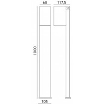 230V VÄLISVALGUSTI JALAL QUAZAR 15S MUST GU10 MAX 35W IP44 KOBI