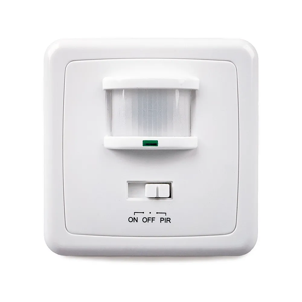 230V LIIKUMISANDUR LX01 SEINALE/HARUTOOSI VALGE 80X80MM IP20 KOBI