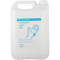 CHEMISEPT HAND DES ANTISEPTILINE GEEL KÄTELE (DESO) 5L CHEMI-PHARM