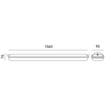 230V VALGUSTI NEXFORCE 60W 9000LM 4000K 1500MM IP65 NEXUS