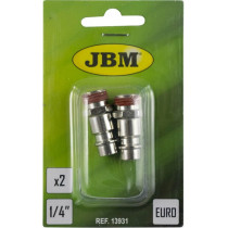 SURUÕHU KIIRLIIDE 1/4" VÄLISKEERE EURO 7,6MM 2TK JBM