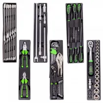 64-OS. 1/2" TÖÖRIISTAKOMPLEKT 6-32MM "STEEL", RIIUL-TERASKASTIS JBM*