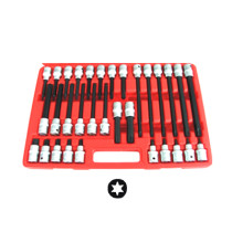 32-OS. 1/2" TORX PADRUNOTSIKUTE KOMPL. PIKAD+LÜH. T20-T70 TRIUMF