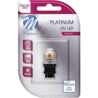 12V/24V P27/7W LED PIRN 3,3W 3157 CANBUS PLATINUM BLISTER 1TK (OSRAM LED) M-TECH