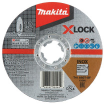 LÕIKEKETAS 1TK, 125X1,2MM, X-LOCK (A60T) INOX MAKITA