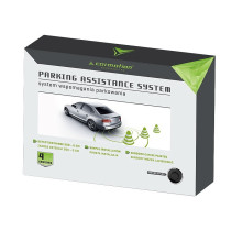 PARKIMISANDURITE KOMPLEKT 4 ANDURIT (MUST)+DISPLAY 12V CARMOTION