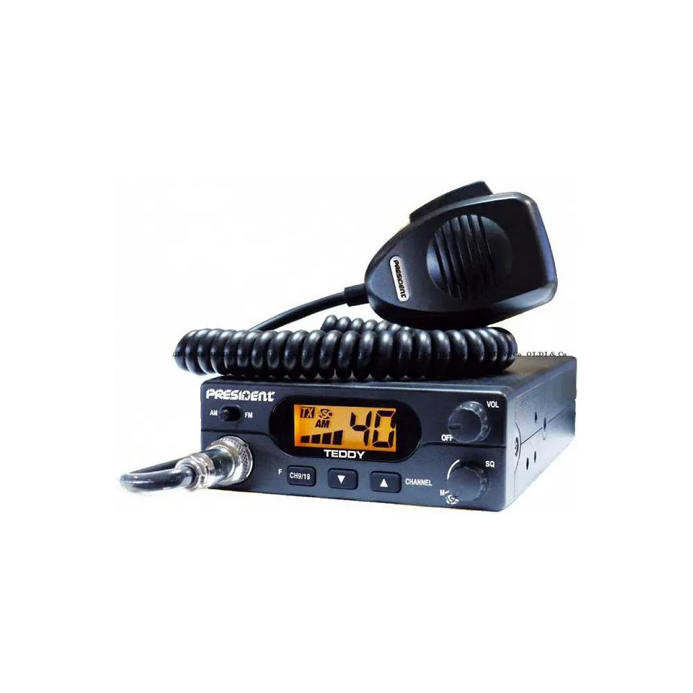 RAADIOSAATJA (CB RADIO E. LÄLLAR) PRESIDENT TEDDY II ASC AM 12V