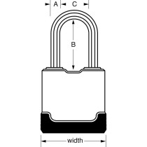 TABALUKK M115EUR 49MM MASTER LOCK