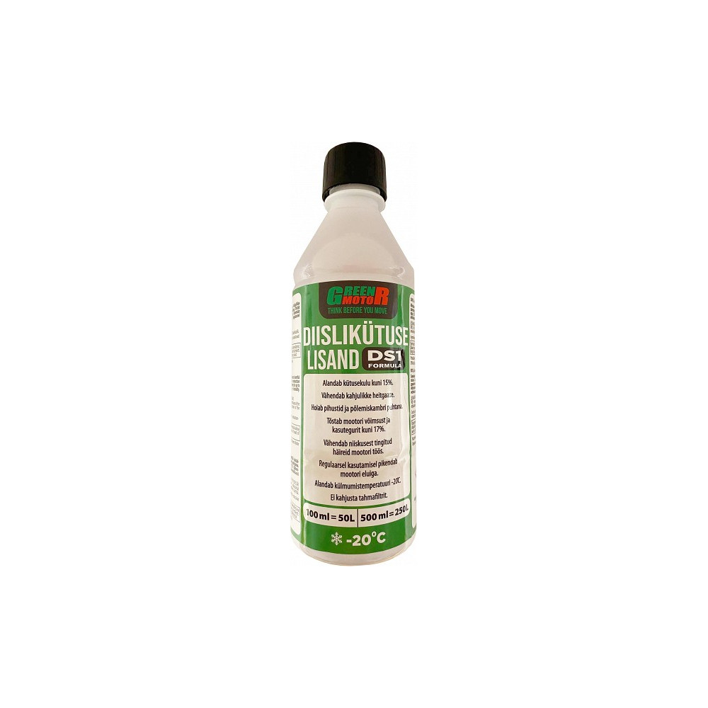 DIISLIKÜTUSE LISAND "GREEN MOTOR DS1" 500ML - 250 LIITRILE