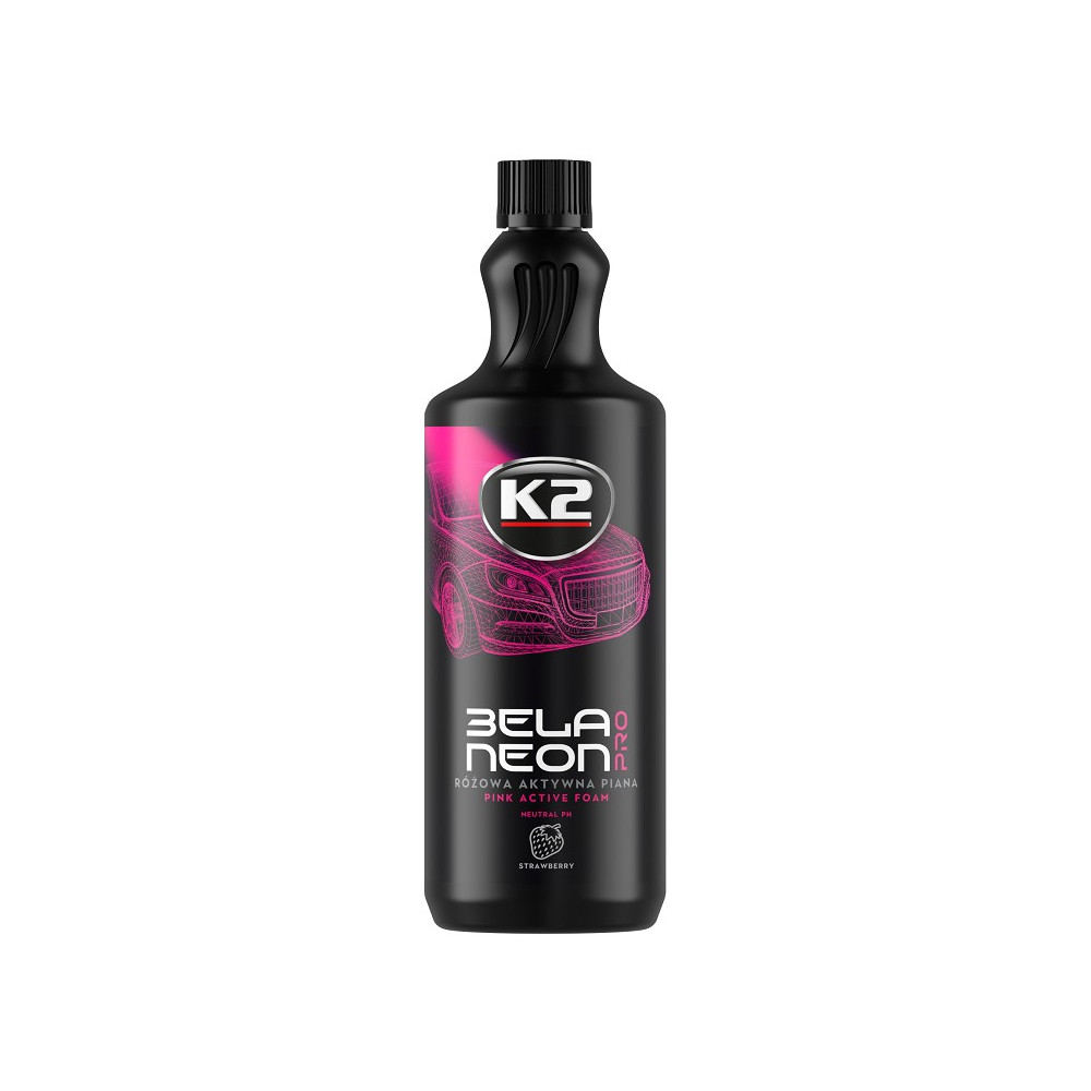 K2 BELA NEON PRO STRAWBERRY ROOSA AKTIIVVAHT 1L