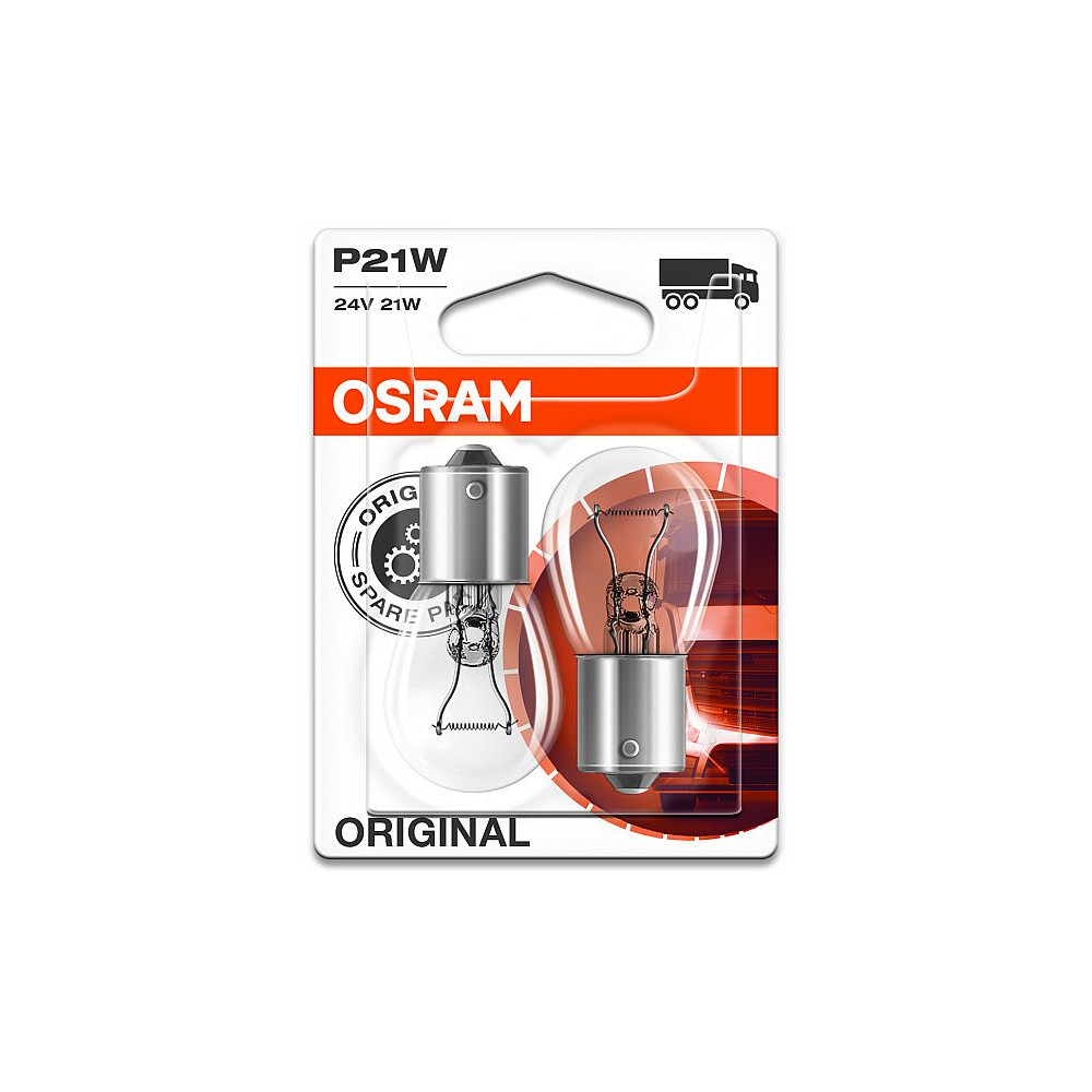 24V BA15S PIRN 21W P21W ORIGINAL BLISTER 2TK OSRAM