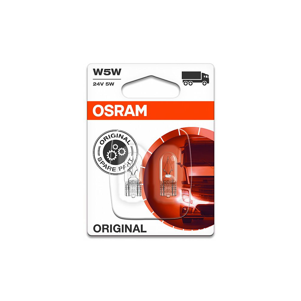 24V T10 PIRN 5W W2,1X9,5D W5W ORIGINAL BLISTER 2TK OSRAM