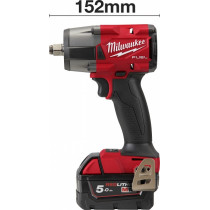 AKULÖÖKMUTRIKEERAJA M18 FMTIW2F12 1/2" MAX 881NM 2X5,0AH AKU LAADIJA MILWAUKEE