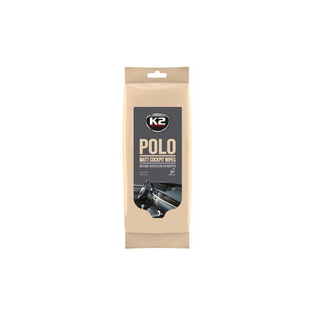 K2 POLO MATT COCKPIT WIPES SALONGIPUHASTUSLAPID MATT 24TK