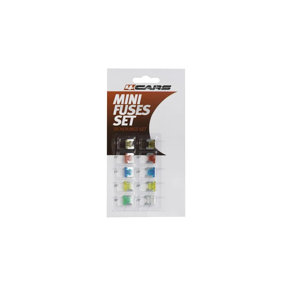 KAHVELKAITSMETE KOMPLEKT MINI MADAL 10TK 4CARS