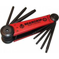 8-OS. KÄEPIDEMES TORXVÕTMETE KOMPLEKT TH9-TH40, AVAGA TRIUMF