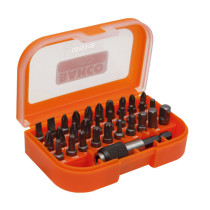 Bit set 31 pcs with quick release bit adaptor PH, PH2G, PZ, SL, Hex and TORX