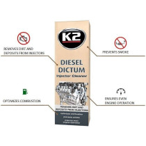 K2 DIESEL DICTUM DIISELSÜSTEEMI PUHASTUSAINE 500ML