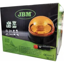 KOLLANE VILKUR 12/24V LED, 3-REZIIMI, JUHTMEGA, IP56, MAGNET+KRUVIAUGUD JBM